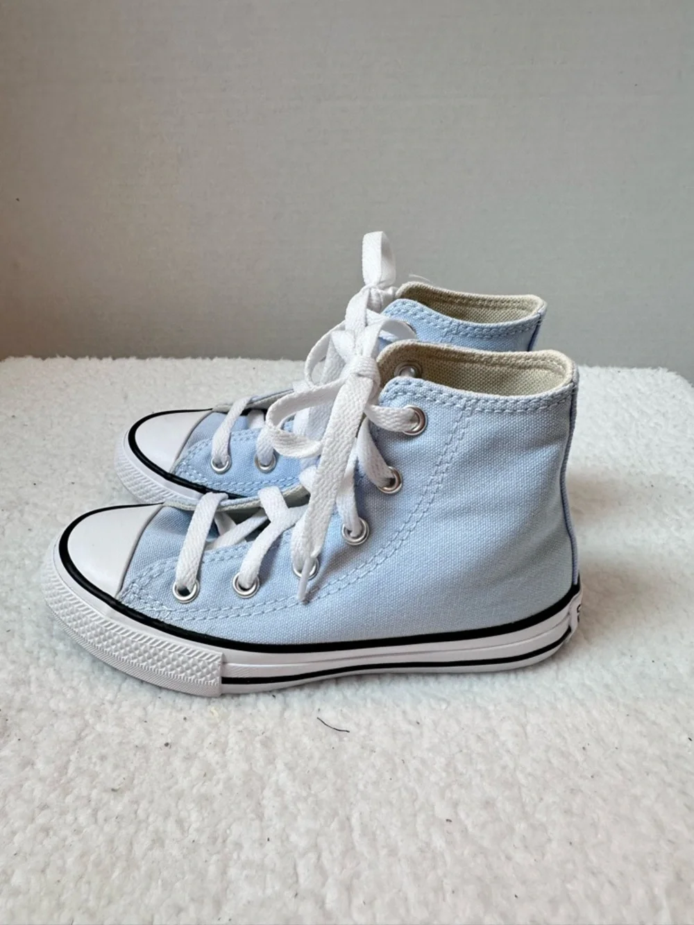 Kids Blue Converse High Top Sneakers